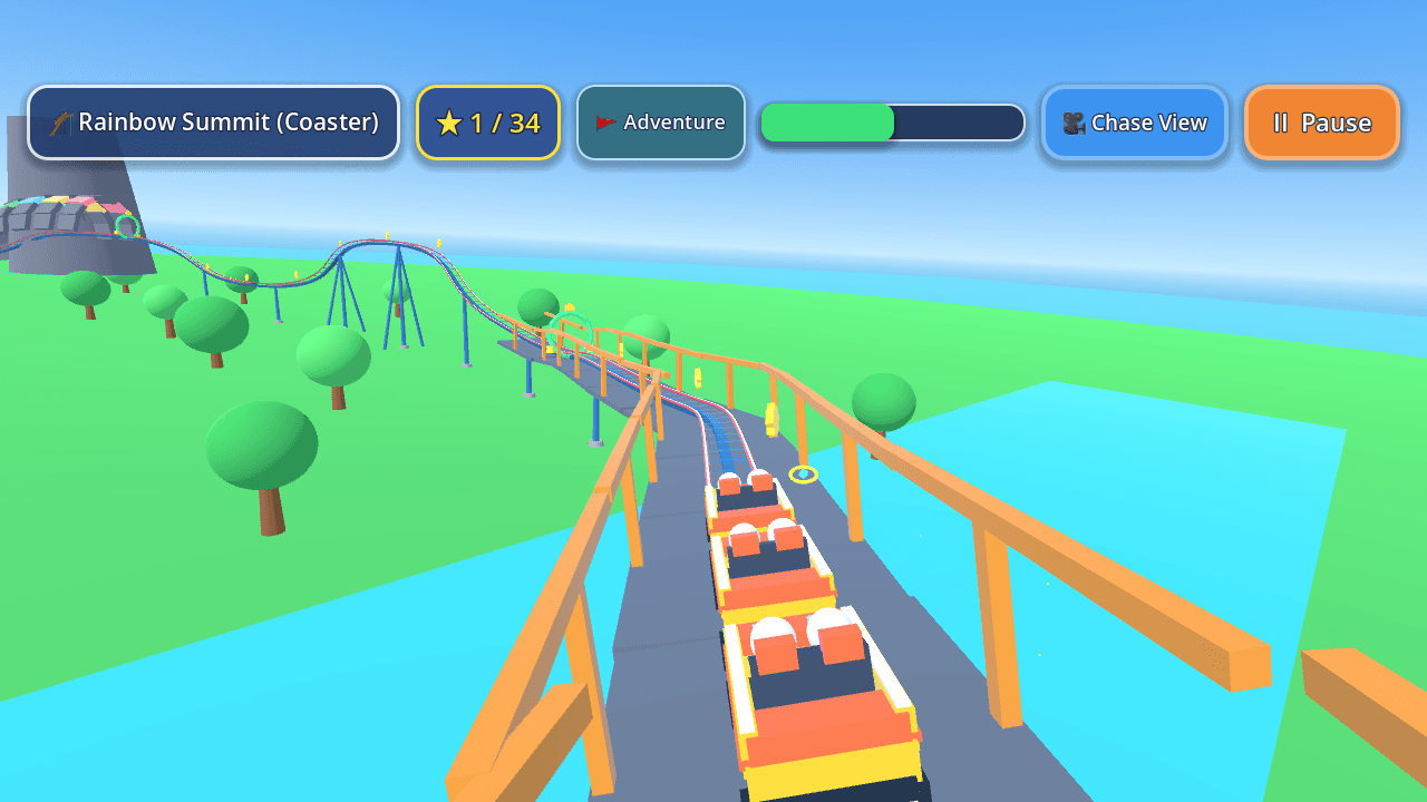 Roller Coaster Ride: Walletmix — Stream Bridge & Waterfall Tunnel